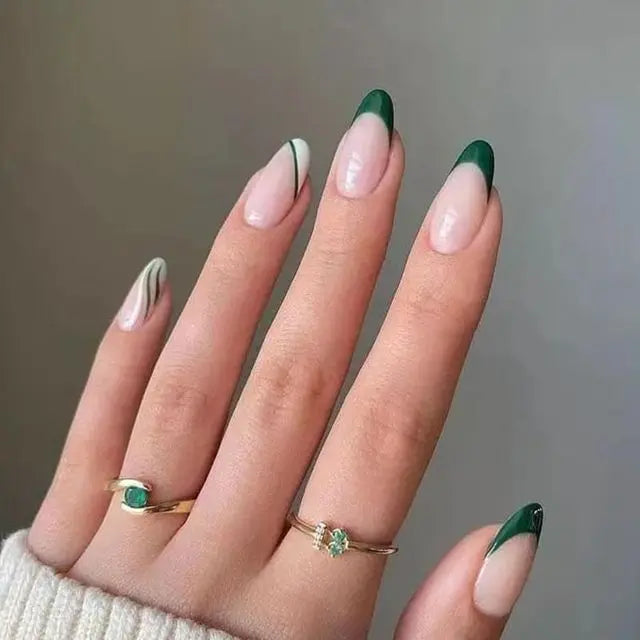 Blue Flame Love Press-On Nails