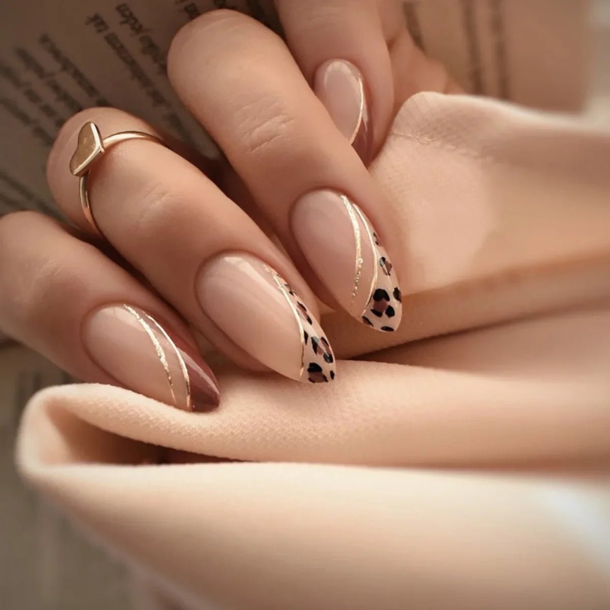 Chic Almond Press-On Nails