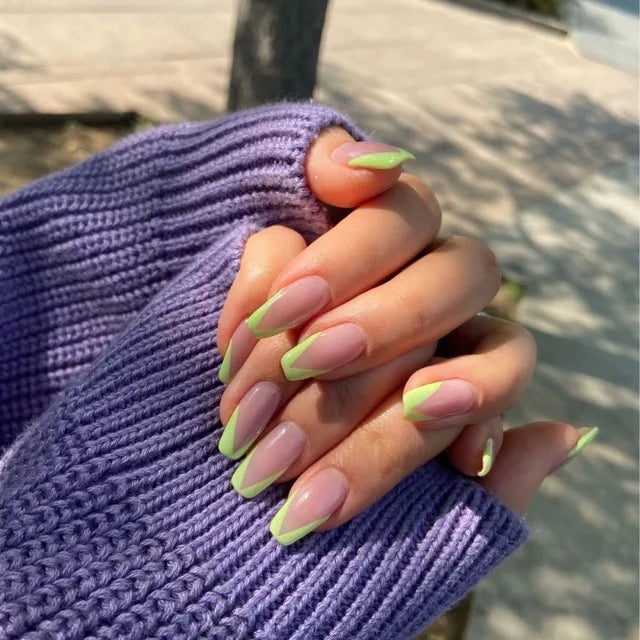 Blue Flame Love Press-On Nails