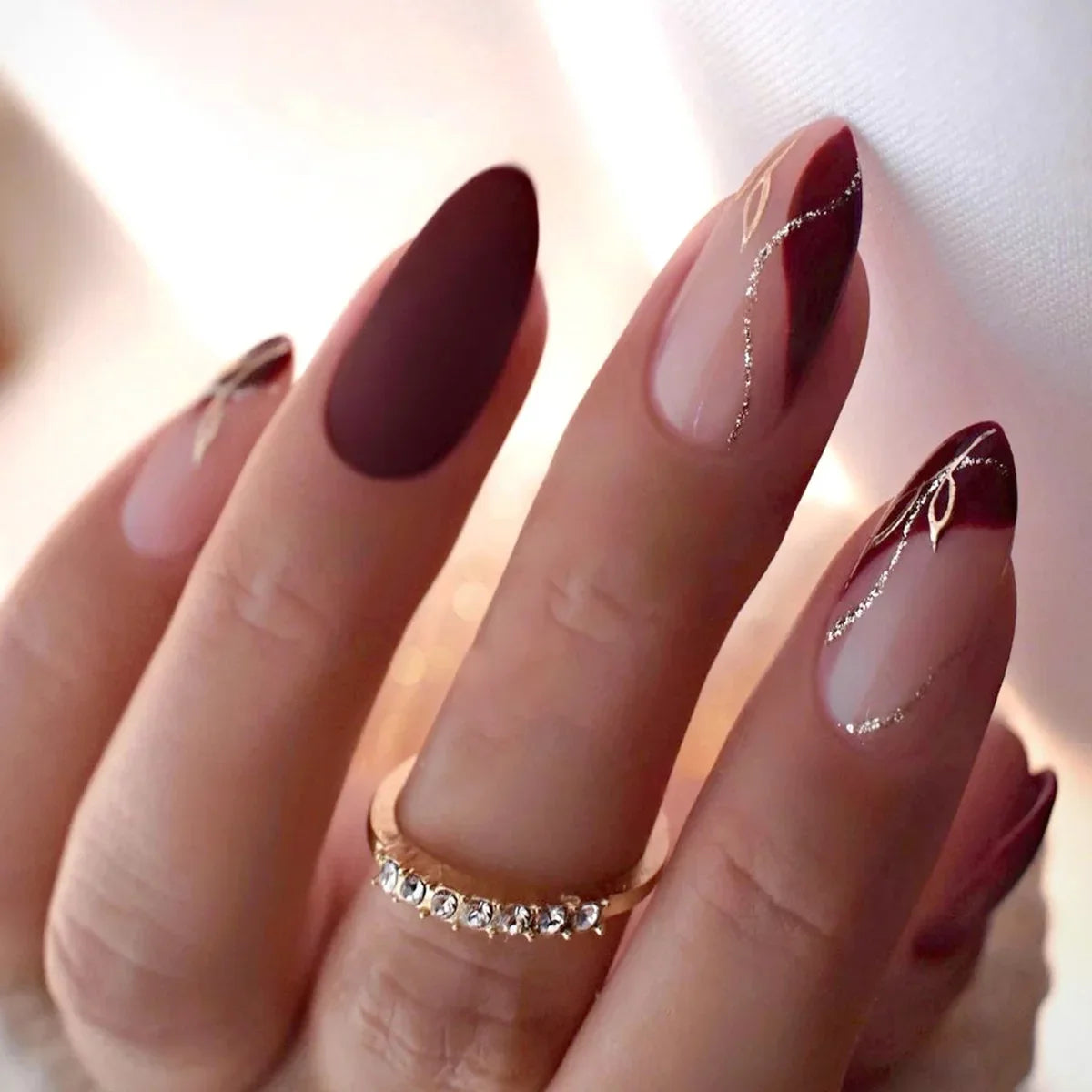 Chic Almond Press-On Nails