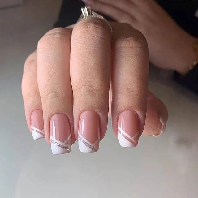 Blue Flame Love Press-On Nails