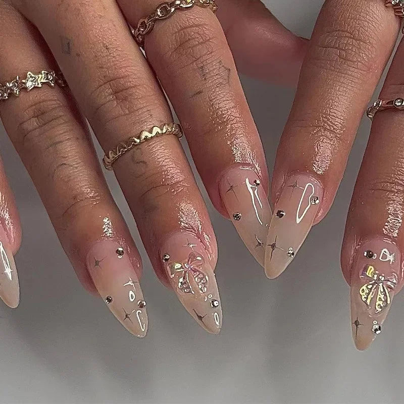 Chic Almond Press-On Nails